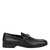 Rasper Black Leather Driver Loafers