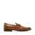 RONNIE Tan Leather Tie-Ups & Dress Loafers