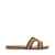 Mimie-In Brown Snake Flats