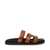 Missile-In Cognac Action Leather Flats
