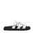 MISSILE-IN Black/Silver Flats