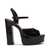 Tandem Dark Cherry Patent Heel Sandals