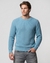 Men's Blue Regular Fit Knit Sweater