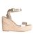 Cassie-In Gold Leather Wedges