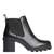 STEVE MADDEN | Haislee Black Leather Boots