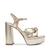Levona Gold Heels Sandals