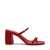 STEVE MADDEN | Reformer-In Wine Leather Heeled Sandal