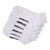 STEVE MADDEN | 6 Pack Peyton Ribbed Quarter Socks White