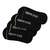 STEVE MADDEN | 6 Pack Solid Microfiber Black Liners