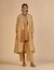Beige Embroidered Coat