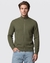 Men's Green Regular Fit Knit Sweater