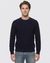 Ribbed Crew Neck Pullover Sweater