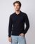 Men's Blue Slim Fit Polo T-Shirt