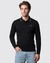 Men's Black Slim Fit Polo T-Shirt