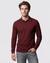 Men's Red Slim Fit Polo T-Shirt