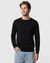 Textured Crew Neck Pullover Sweater
