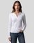 Long Sleeve Cotton Polo Top