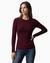 Ribbed Crew Neck Sweater
