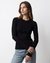 Ribbed Crew Neck Sweater