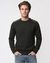 Shoulder Patch Crew Neck Sweater