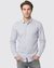 Men's White All-Over Print Slim Fit Shirt