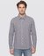 Men's White Checked Regular Fit Shirt