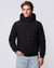 Men's Black Hybrid Regular Fit Jacket