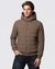 Men's Brown Hybrid Regular Fit Jacket