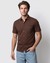 Men's Brown Printed Boxy Fit Shirt