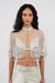 Ivory Celestial Petal Scallop Cape