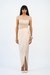 Champagne Luminous Bloom Corset Gown