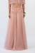 Blush Blossom Drift Flared Skirt
