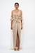 Champagne Bloom Draped Skirt