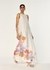 Floral Print Dress with Embroidered Details