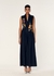 Supima Jumpsuit with Printed Floral Applique