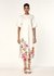 T-Shirt Dress with Floral Appliqué