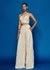 Ivory Trousers In Embellished Lace