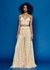 Sequin Embellished Sheer Wide-Leg Trousers