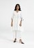 White Gathered Tunic