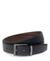 Rectangle Buckle Reversible Saffiano To Smooth Leather Belt