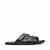 STEVE MADDEN | Arend Black Leather Sliders
