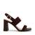 STEVE MADDEN | Wendie-In Chocolate Brown Suede Heel Sandals