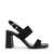STEVE MADDEN | Wendie-In Black Suede Heel Sandals