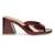 Glow-Mn Wine Heels Sandals