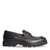 STEVE MADDEN | Marten Black Leather Dress Loafer