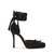 STEVE MADDEN | Larina Black Satin Heel Sandals