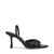 STEVE MADDEN | Kandy Black Leather Heel Sandals