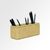 Pen/Pencil Holder | Faux Leather | Rectangular Large | Moderno | Cream