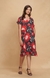 Navy Printed Tunic Dress