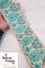 Sea Green Diya Floral Embroidery Lace